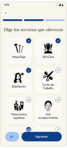 elegir servicios